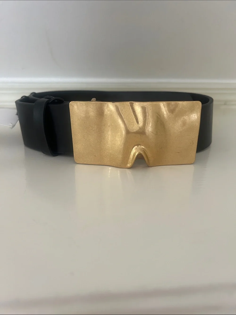Zara Black and Gold Belt
